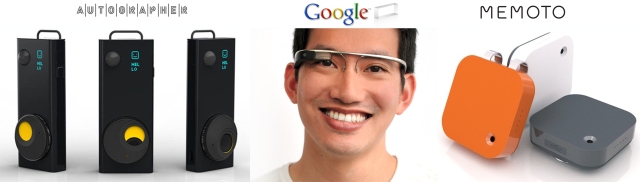 Autographer Google Glass Project Glass and Memoto Wearable Cameras