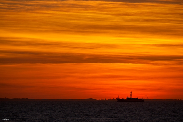 Sunset over Rottnest Island